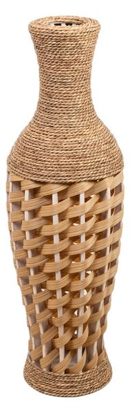 Floor vase Alexandra House Living Brown PVC Natural Fibre 25 x 80 x 25 cm