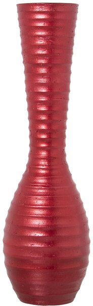 Floor vase Alexandra House Living Red Ceramic 22 x 22 x 74 cm