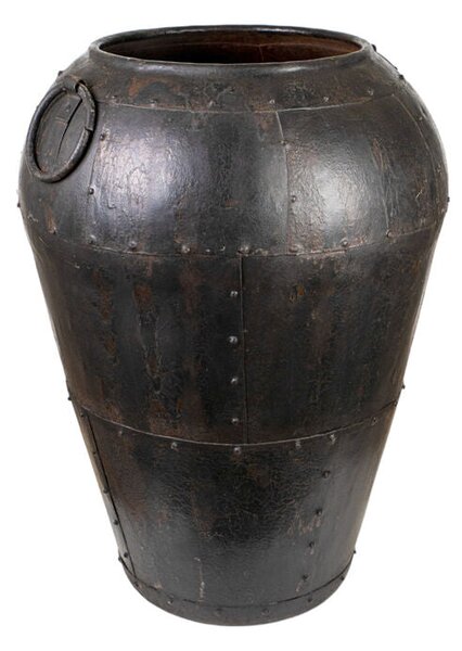 Floor vase Alexandra House Living Black Metal 60 x 130 x 60 cm