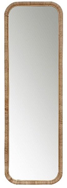 Wall mirror Romimex Natural Rattan Window 50 x 50 x 3 cm 50 x 160 x 3 cm