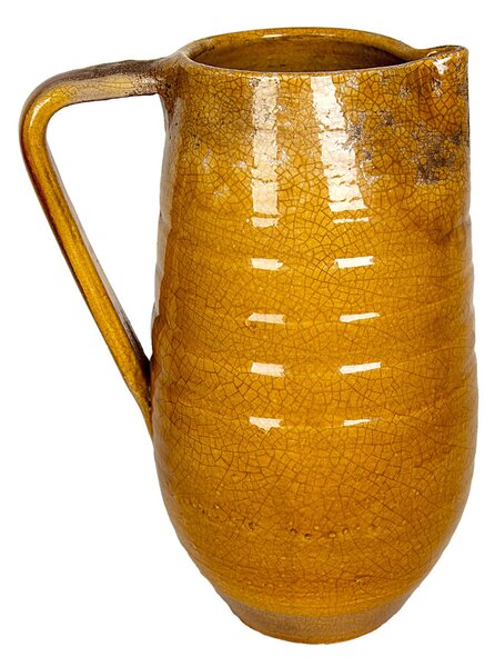 Vase Alexandra House Living Mustard Ceramic 23 x 34 x 16 cm