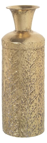 Vase Alexandra House Living Golden Metal 12 x 12 x 36 cm