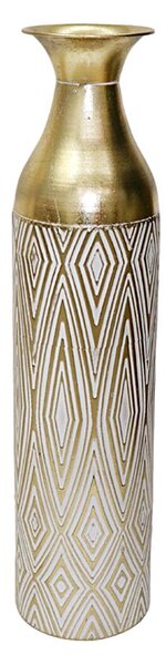 Floor vase Alexandra House Living Golden Metal 15 x 63 x 15 cm