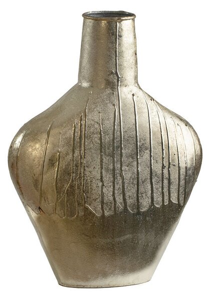 Vase Alexandra House Living Champagne Aluminium 38 x 56 x 15 cm