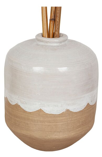 Vase Alexandra House Living Brown Beige Terracotta 60 x 80 x 60 cm