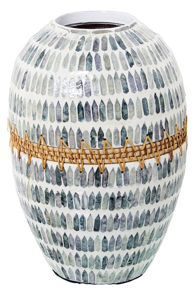 Vase Alexandra House Living Mother of pearl 25 x 25 x 32 cm