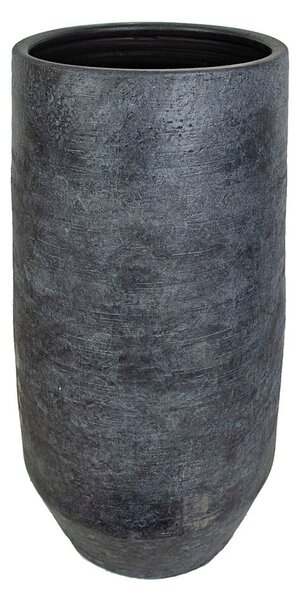 Vase Romimex Grey Ceramic 24 x 52 x 24 cm