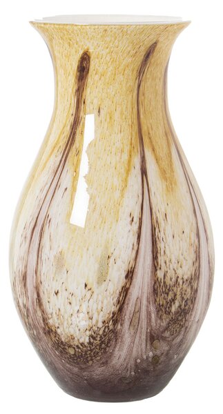 Vase Alexandra House Living Sand Crystal 18 x 18 x 34 cm