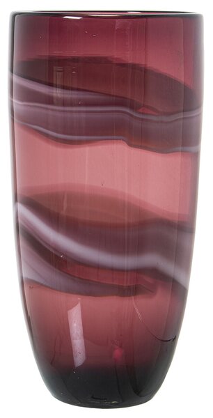 Vase Alexandra House Living Red Crystal 18 x 17 x 34 cm