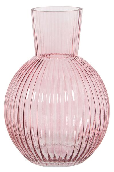 Vase Alexandra House Living Pink Crystal 18 x 18 x 27 cm