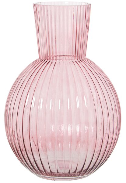 Vase Alexandra House Living Pink Crystal 23 x 23 x 34 cm