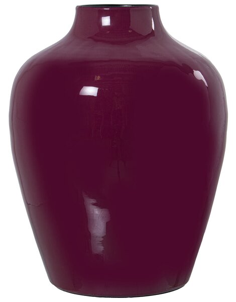 Vase Alexandra House Living Dark pink Metal 21 x 21 x 27 cm