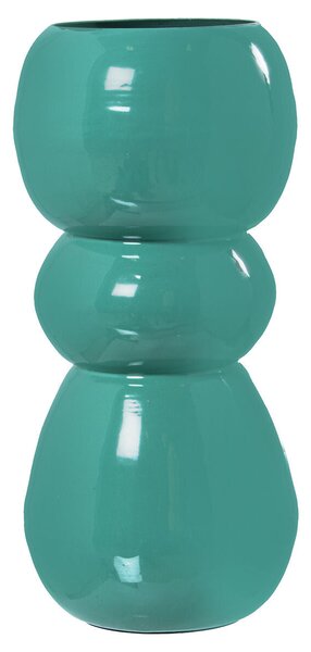 Vase Alexandra House Living Dark green Metal 14 x 14 x 27 cm