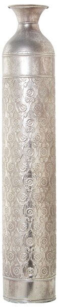 Floor vase Alexandra House Living Silver Metal 15 x 15 x 81 cm