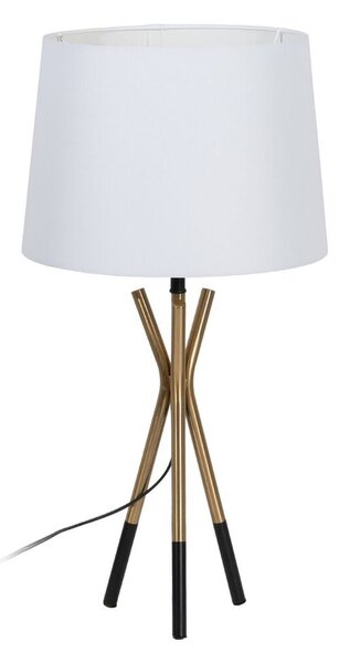 Desk lamp White Black Golden Iron 40 W 33 x 33 x 63,5 cm