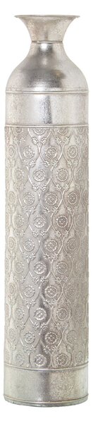 Floor vase Alexandra House Living Silver Metal 15 x 15 x 68 cm