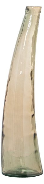 Floor vase Alexandra House Living Light brown Crystal 20 x 20 x 73 cm