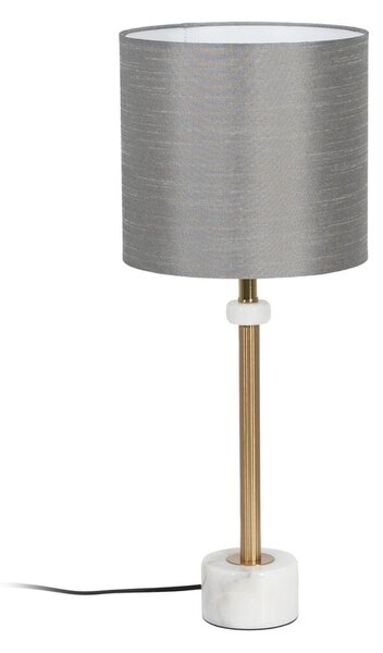 Desk lamp White Grey Golden Marble Iron 40 W 25 x 25 x 61 cm