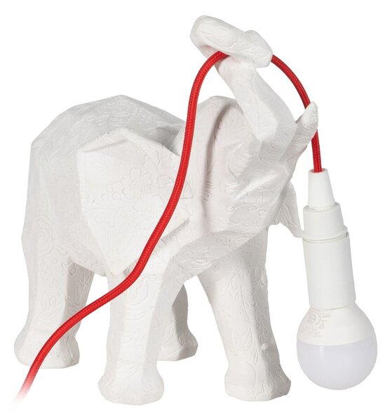 Desk lamp White Red Polyresin 60 W 220-240 V 27 x 13 x 24,5 cm