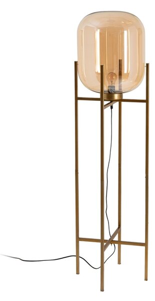 Floor Lamp Golden Metal Crystal 40 W 220-240 V 39 x 39 x 143 cm