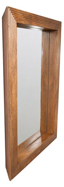 Wall mirror Romimex Brown Mango wood 92 x 137 x 12 cm