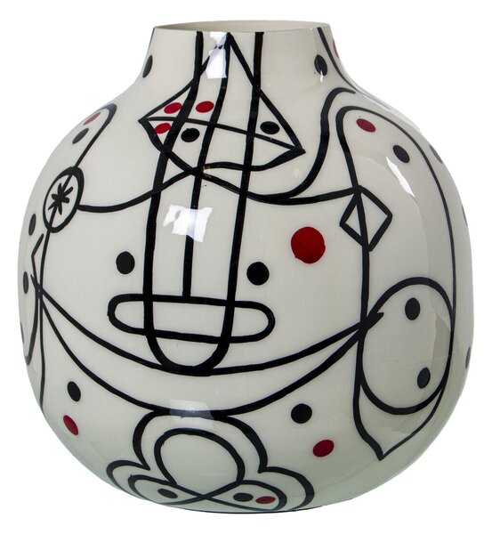 Vase Alexandra House Living Metal Face 20 x 21 x 21 cm