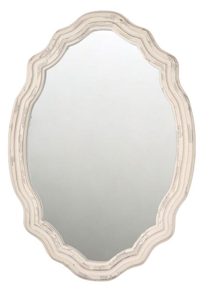 Wall mirror Romimex Grey Wood 61 x 86 x 3 cm