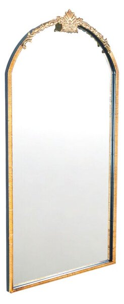 Wall mirror Romimex Golden Natural Metal wicker 4 x 115 x 61 cm