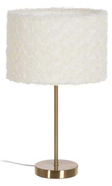 Desk lamp White Golden Metal Fabric 60 W 220-240 V 30 x 30 x 51 cm