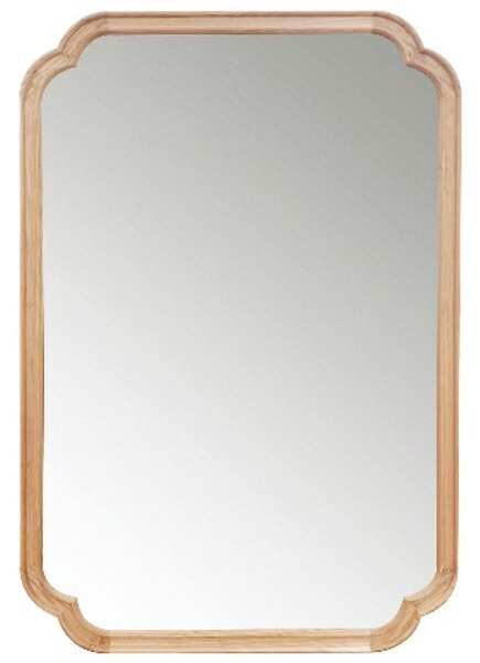 Wall mirror Romimex Natural Wood Paolownia wood 60 x 90 x 3 cm