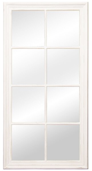 Wall mirror Alexandra House Living White Wood Rectangular 5 x 78 x 150 cm