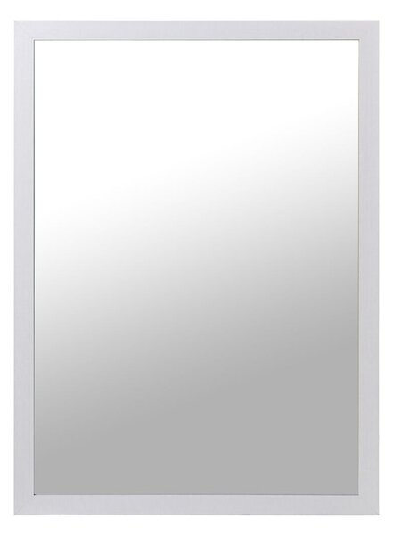 Wall mirror Alexandra House Living White Wood Rectangular 1 x 67 x 49 cm