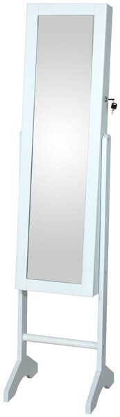 Free standing mirror Alexandra House Living White 35 x 35 x 153 cm Rectangular