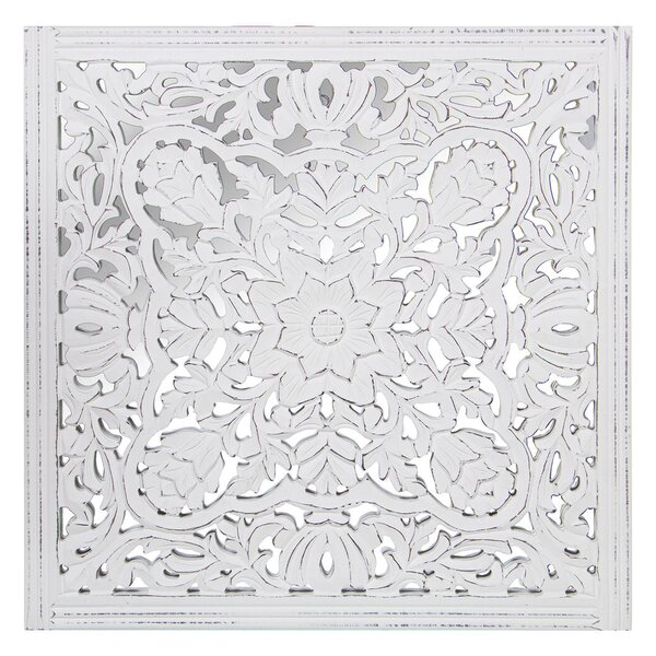 Decorative altarpiece Alexandra House Living White Wood 5 x 58 x 58 cm