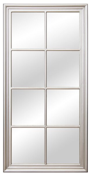 Wall mirror Alexandra House Living Silver Wood Window 5 x 78 x 150 cm