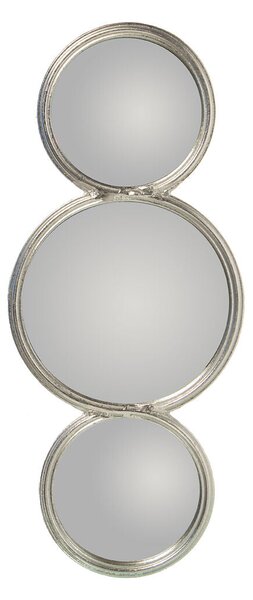 Wall mirror Alexandra House Living Silver Metal Circles 2 x 23 x 58 cm