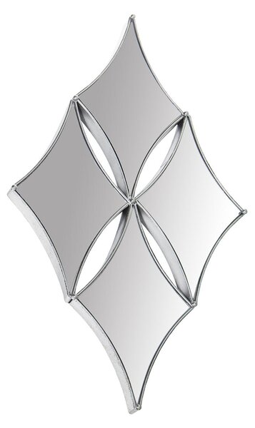 Wall mirror Alexandra House Living Silver Metal Cross 5 x 67 x 44 cm