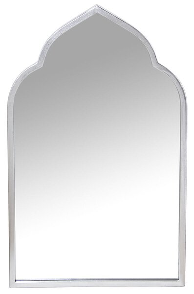 Wall mirror Alexandra House Living Silver Metal Rectangular 7 x 60 x 95 cm