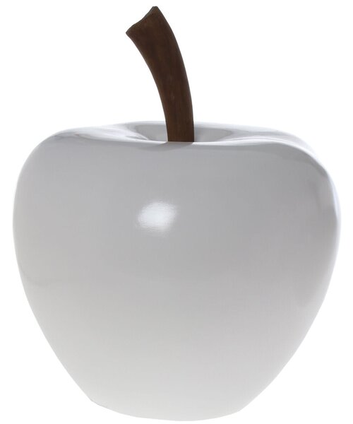 Decorative Figure Alexandra House Living White Ceramic Apple 35 x 36 x 49 cm