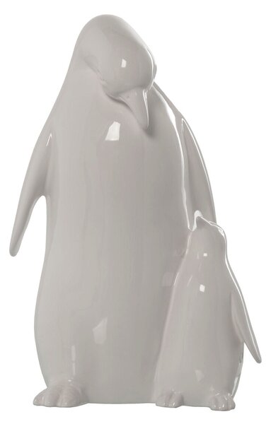 Decorative Figure Alexandra House Living White Ceramic Penguin 18 x 18 x 31 cm