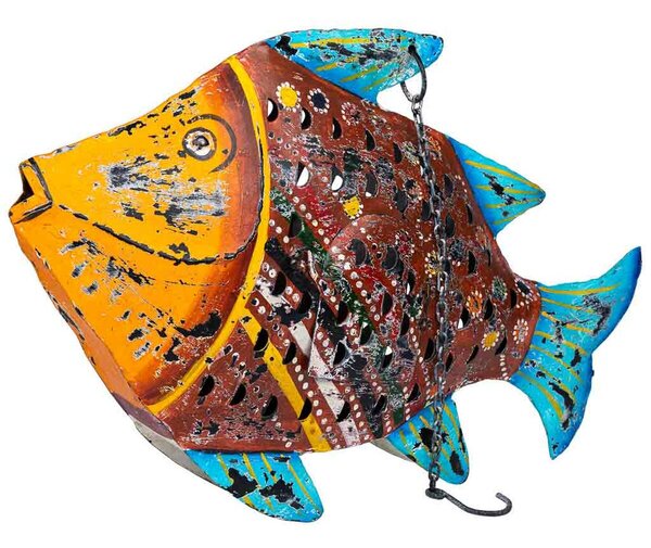 Decorative Figure Alexandra House Living Mango wood Fish 10 x 32 x 50 cm