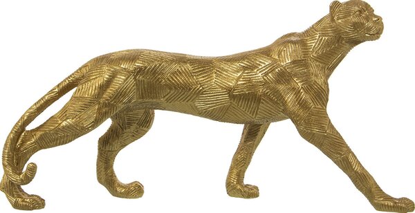 Decorative Figure Alexandra House Living Golden Plastic Cheetah 11 x 34 x 19 cm