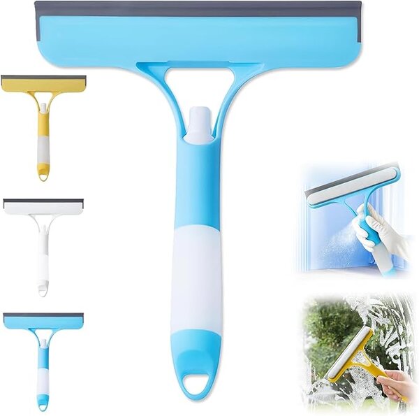 Showery® AquaClean 3-in-1 Shower Screen Squeegee, Blue