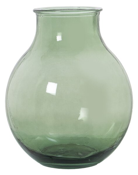 Vase made from recycled glass Alexandra House Living Green Crystal 27 x 27 x 32 cm