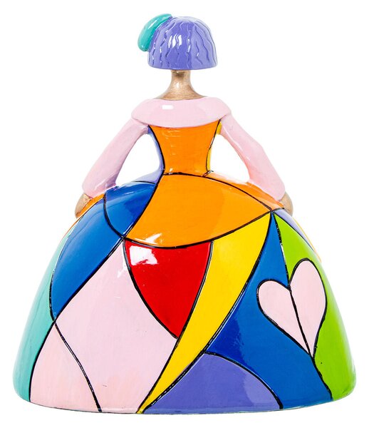 Decorative Figure Alexandra House Living Multicolour Plastic Dress 19 x 13 x 21 cm