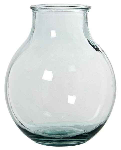 Vase made from recycled glass Alexandra House Living Transparent Crystal 27 x 27 x 32 cm