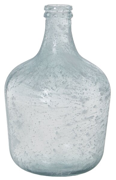 Vase made from recycled glass Alexandra House Living White Crystal 25 x 25 x 37 cm