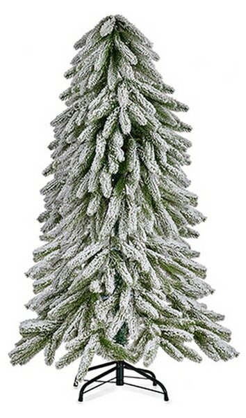 Christmas Tree Metal White Green Plastic