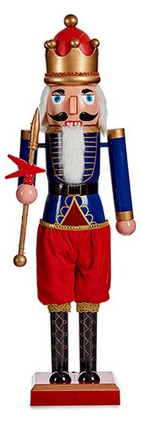 Decorative Figure Red Blue Nutcracker 18,5 x 81,5 x 16,5 cm Plastic