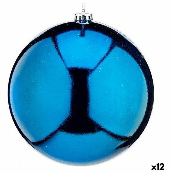 Christmas Bauble Blue Plastic 20 x 20 x 20 cm (12 Units)